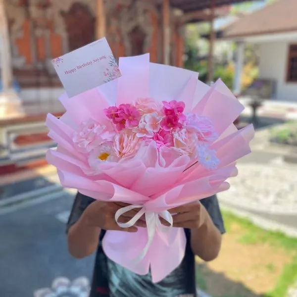 bouquet artificial flowers mix