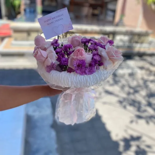 bouquet korean fresh flowers roses