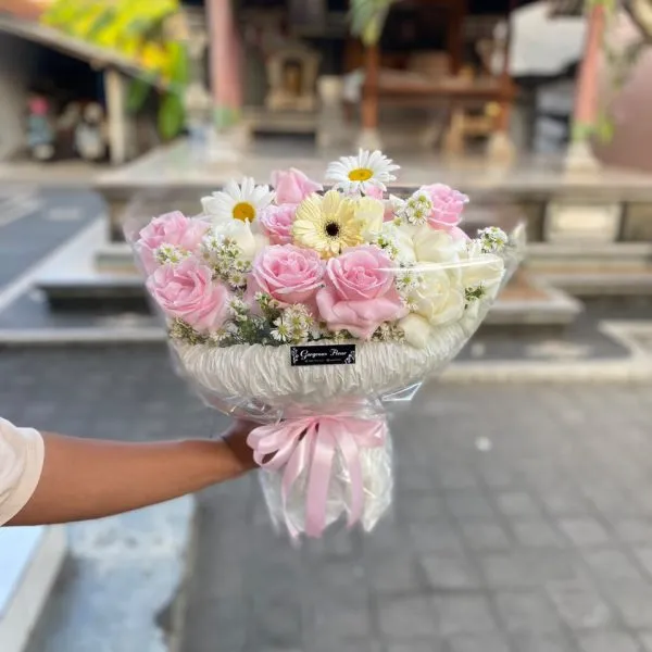 bouquet korean fresh flowers mix