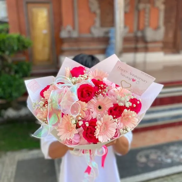 bouquet fresh flowers mix