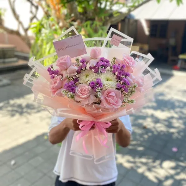 bouquet fresh flowers mix